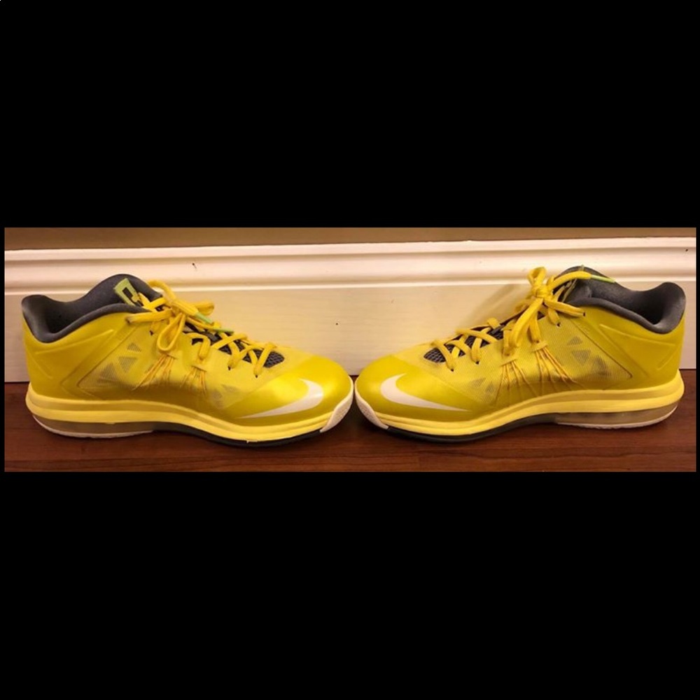 Nike Air Max Lebron X Low, Sonic Yellow - Picture 5 of 8
